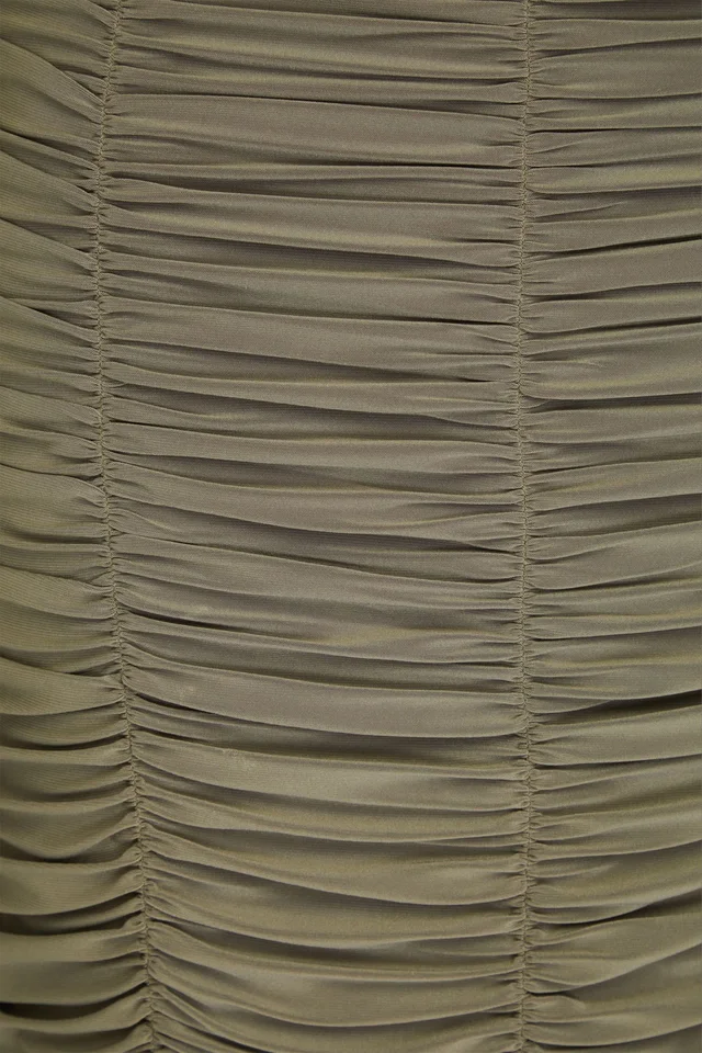 Tibi Ruched Stretch-Jersey Midi Skirt, photo 4 of 4 from THE OUTNET