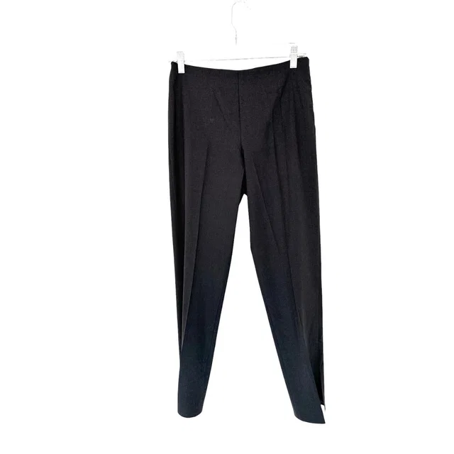 Brunello Cucinelli Work Wool Blend Straight Leg Dress Trouser Pant Size 4 in gray Wool from Poshmark