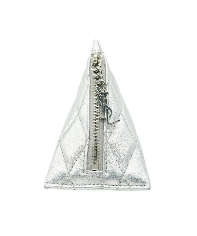 Saint Laurent Metallic Logo Zip Wallet from Luxury Promise, photo 2 of 2