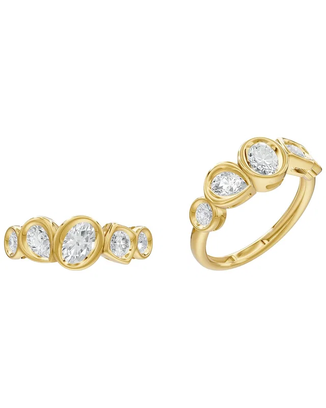 Lab Grown Diamonds Silver 1.03 ct. tw. Lab-Grown Diamond Ring, image 1 of 1 from Rue La La