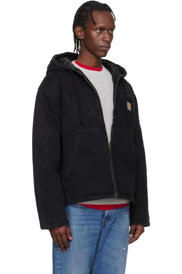 Carhartt Work In Progress Black Cleveland Jacket, photo 2 of 4 from SSENSE