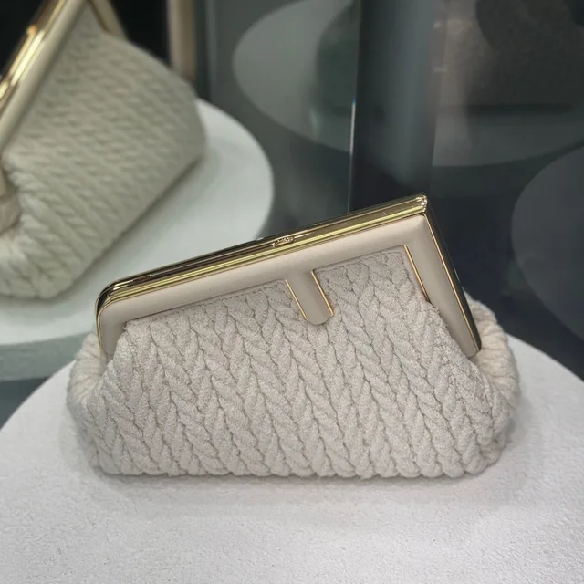 Fendi First Shearling - Creme in Leather from Revivre Luxury Consignment