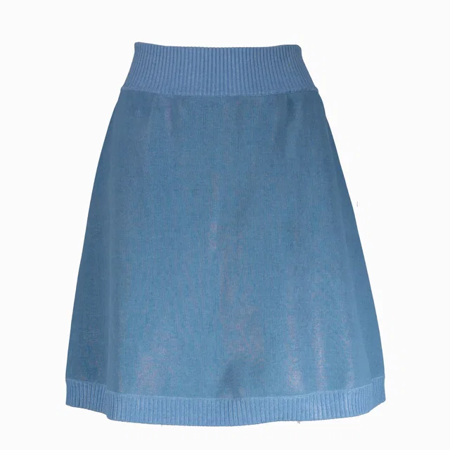 Chanel Blue Cotton Skirt in Blue from Labellov