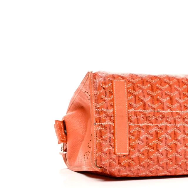 Goyard Goyardine Sac Hardy Pet Carrier PM Orange in Orange Coated canvas from FASHIONPHILE, photo 8 of 10