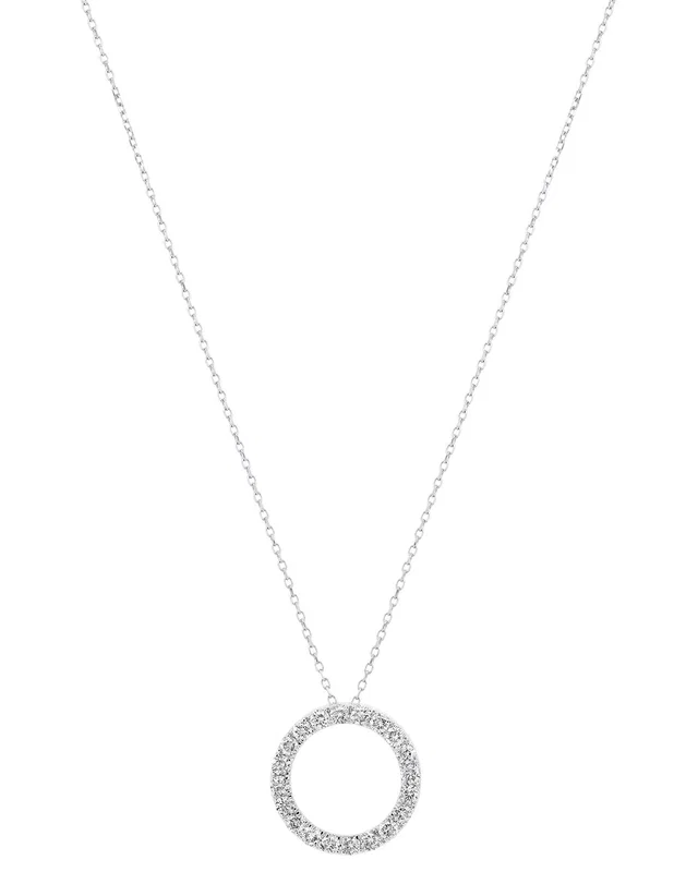 Diana M. Fine Jewelry 14K 0.50 ct. tw. Lab-Grown Diamond Pendant Necklace, image 1 of 1 from Rue La La