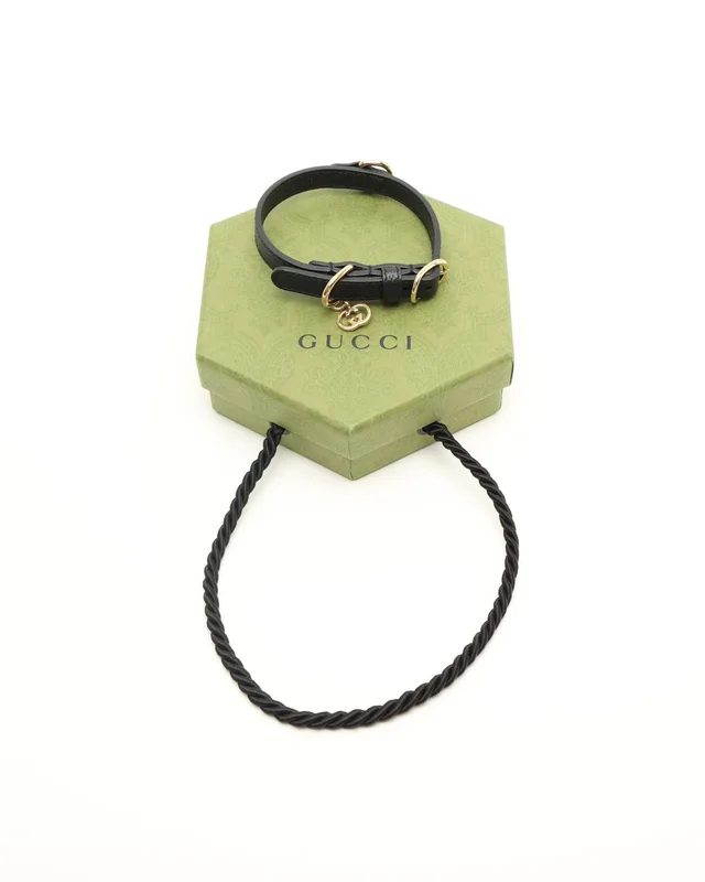 Gucci GG Pet Collar in Caviar leather from A Retro Tale, photo 2 of 6