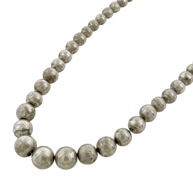 Tiffany & Co. Necklace Ball Chain Graduated Choker 925 Sterling Silver in Silver from The Reluxe