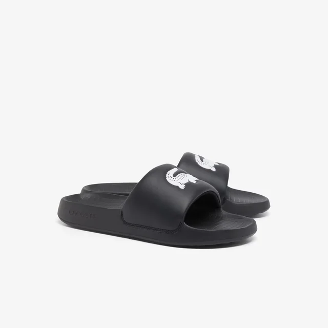 Lacoste Men's Serve Slide 1.0 in Black & White, photo 2 of 7 from Lacoste