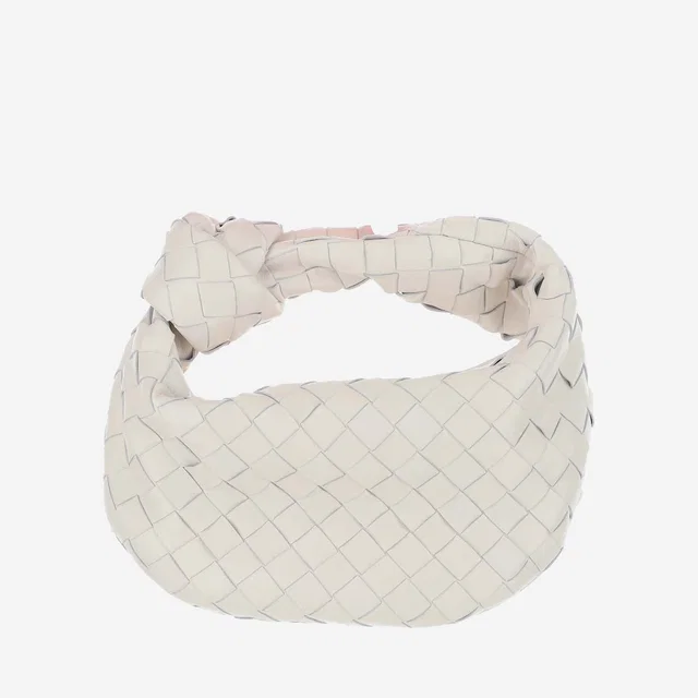 Bottega Veneta Jodie Mini Bag — White Lambskin in White Lambskin from HEWI