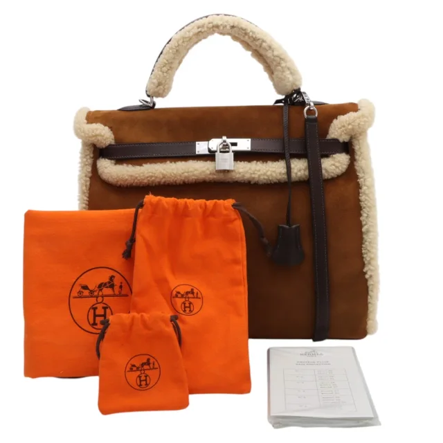 Hermès 2005 Kelly Pullche 35 Marron in Brown Leather from VINTAGE QOO TOKYO, photo 19 of 19