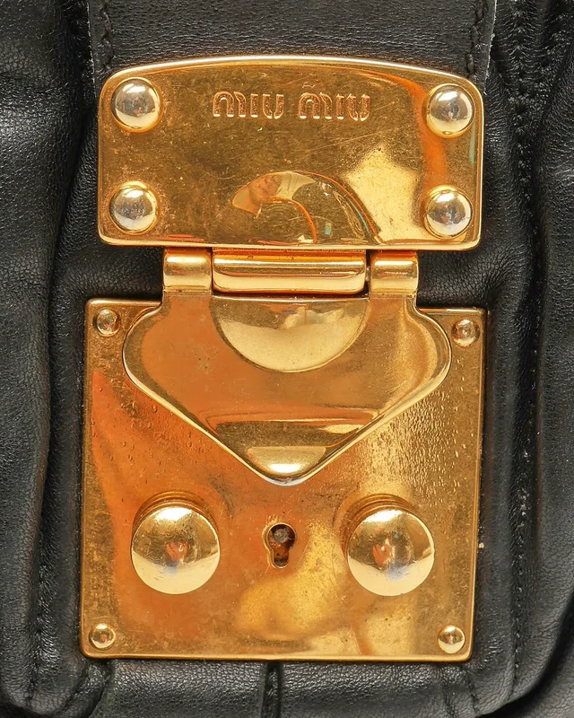 Miu Miu Matelassé Lux Bag in Leather from A Retro Tale, photo 6 of 10