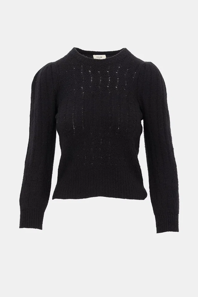 Celine Cashmere & Silk Sweater in Silk from VSP Consignment