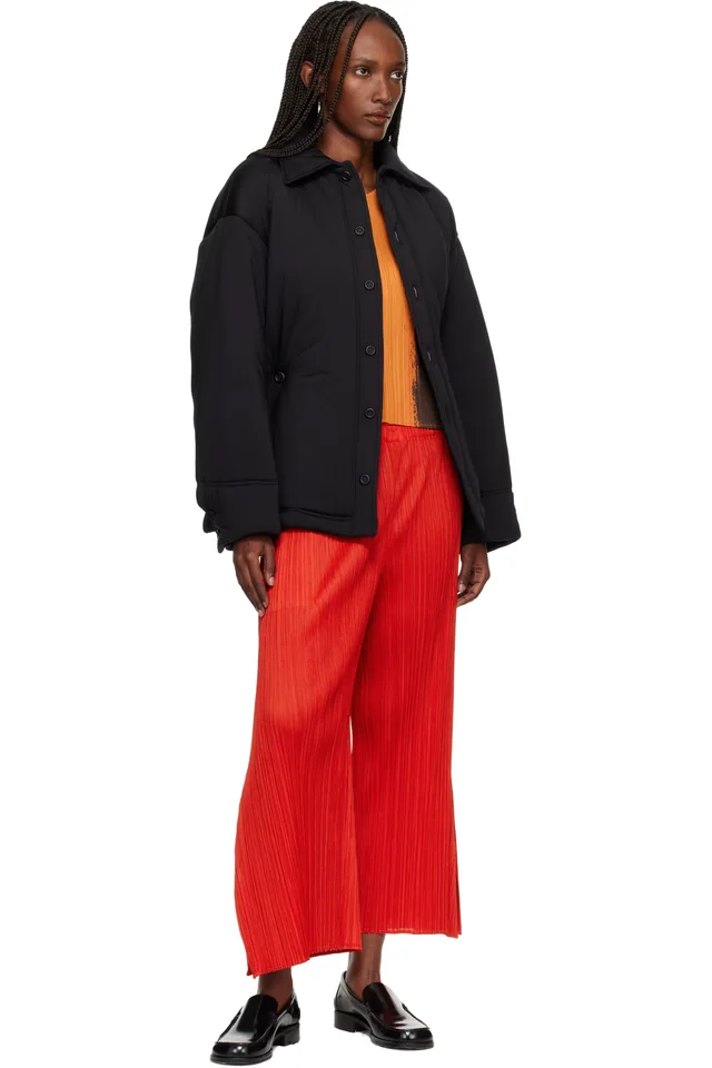 ISSEY MIYAKE Black Pumped-T Jacket, photo 4 of 4 from SSENSE