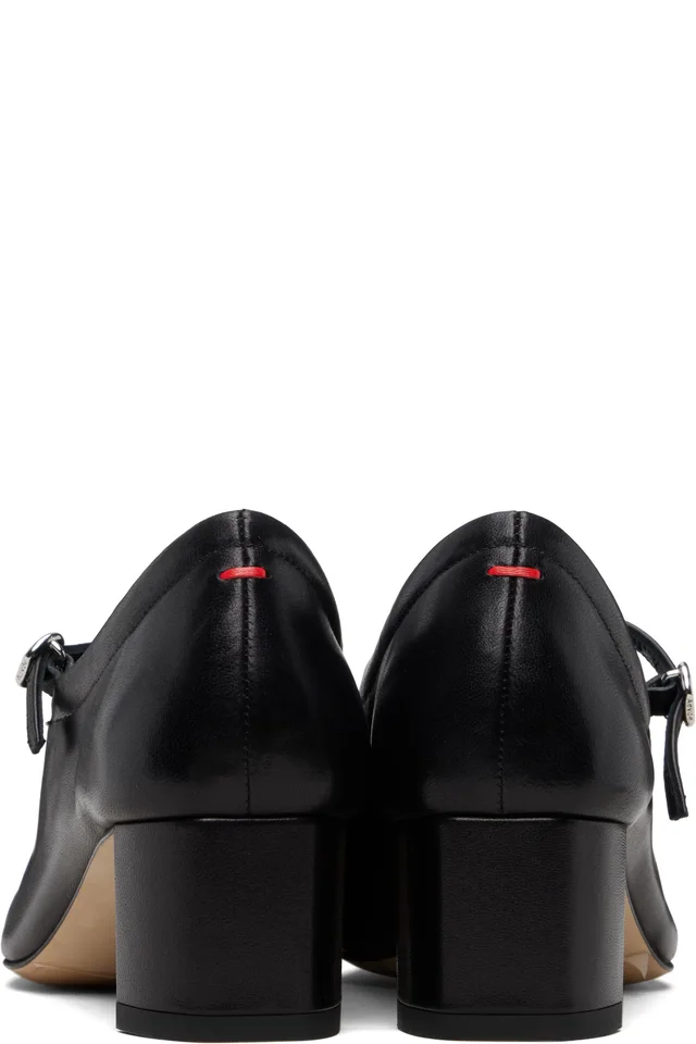 Aeyde Black Lina Heels, photo 2 of 2 from SSENSE