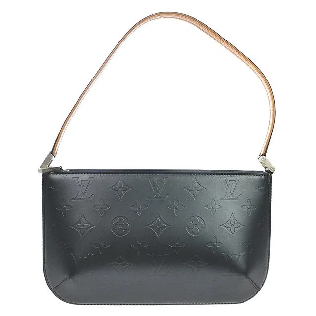 Louis Vuitton Blue Monogram Mat Fowler Handbag M55145 in Blue Leather from AMORE Vintage Tokyo
