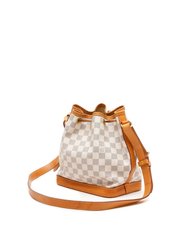 Louis Vuitton Damier Azur Noé BB Bag in Canvas from A Retro Tale, photo 3 of 10
