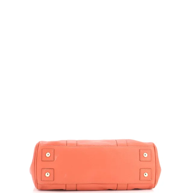 Mulberry New Bayswater Satchel Leather Medium in orange Leather from Rebag, photo 4 of 7