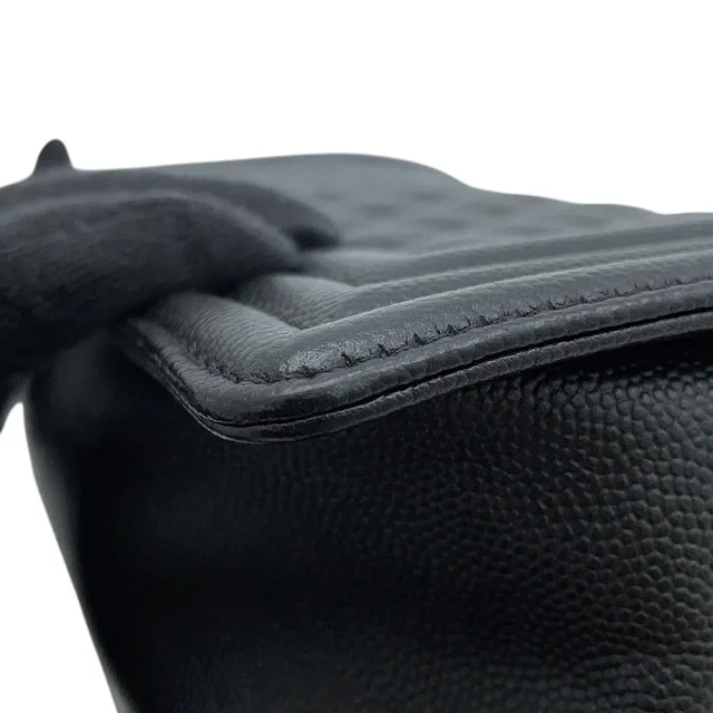 Boy Chanel BlackA67086 Caviar Leather Size 25 in Caviar leather from GALLERY RARE, photo 8 of 14