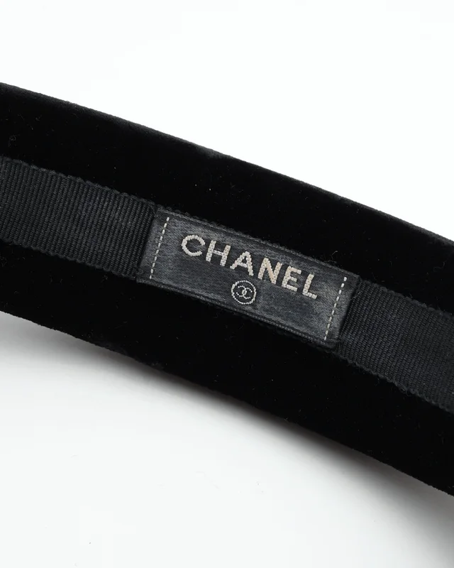 Chanel Velour Headband from A Retro Tale, photo 4 of 5