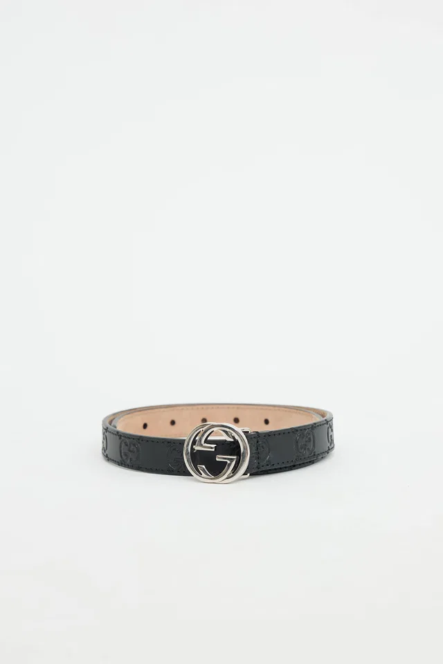 Gucci Kids GG Marmont Belt in Leather from VSP Consignment