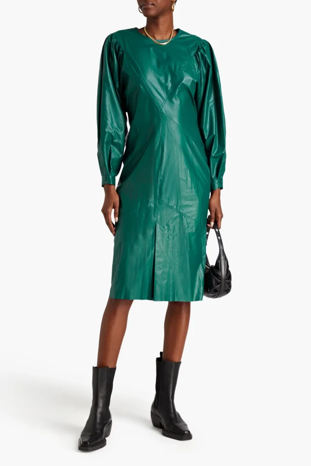 Isabel Marant Drea Modal-Blend Knee-Length Dress, photo 2 of 4 from THE OUTNET