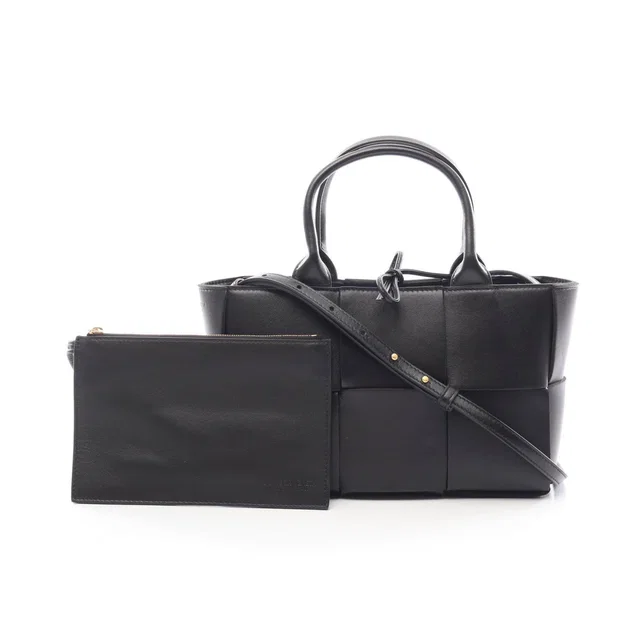 Bottega Veneta Miniarco 2way Leather Tote Bag in Leather from LuxUness
