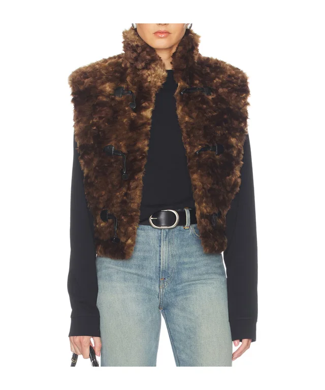 Isabel Marant Étoile Jocya Toggle Faux Fur Coat from SENSER, photo 1 of 1