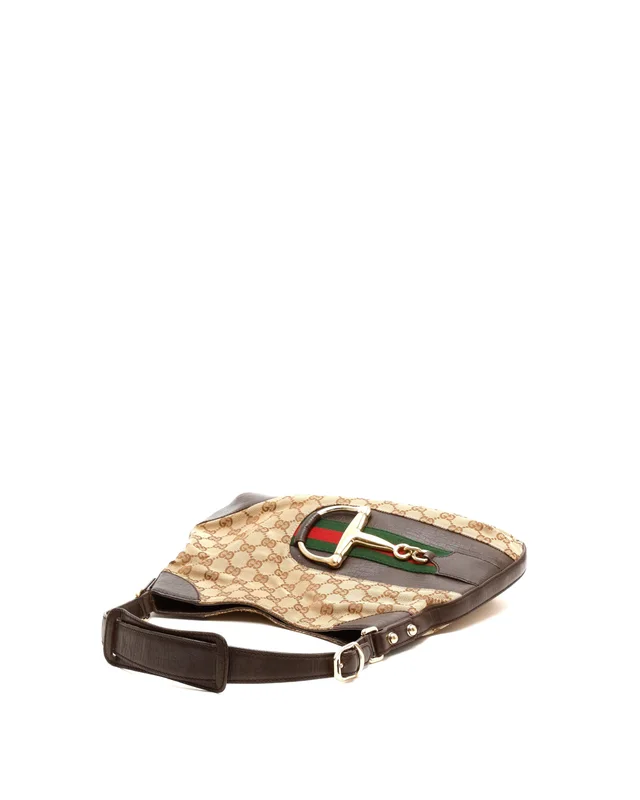 Gucci GG Horsebit Hobo Bag in Canvas from A Retro Tale, photo 4 of 8
