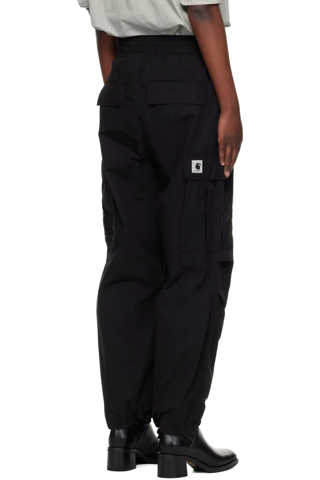 Carhartt Work In Progress Black Jet Cargo Pants, photo 3 of 4 from SSENSE