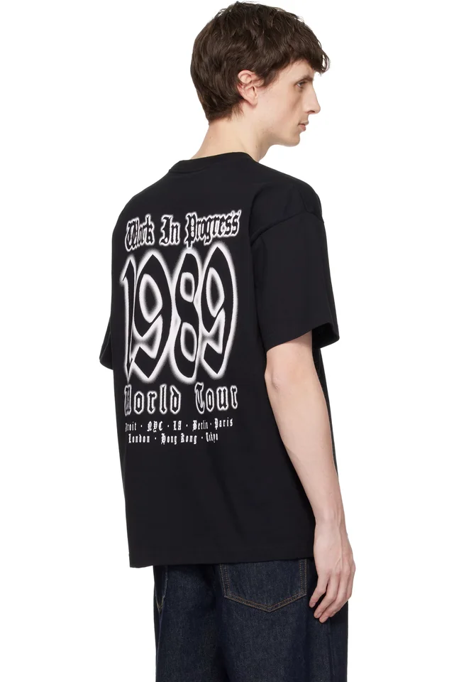 Carhartt Work In Progress Black S/S World Tour T-shirt, photo 3 of 3 from SSENSE