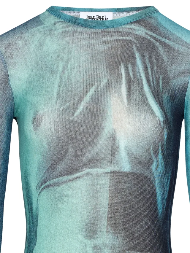 Jean Paul Gaultier Water print long-sleeved t-shirt, photo 2 of 2 from FARFETCH