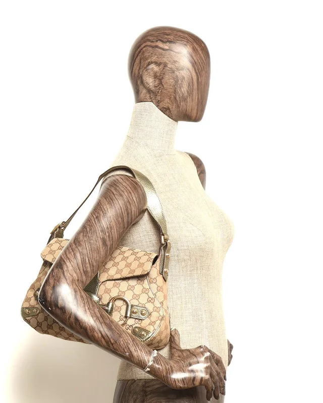 Gucci GG Horsebit Bag in Canvas from A Retro Tale, photo 11 of 11