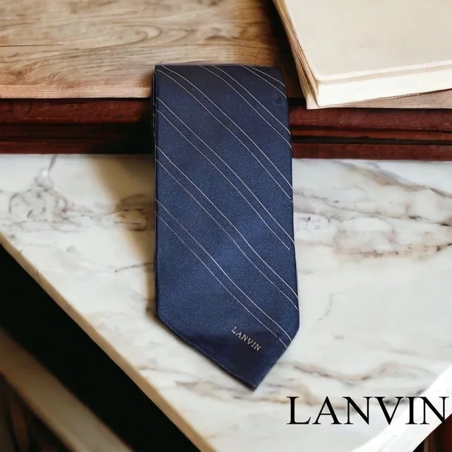 Lanvin Vintage Navy Blue Tie in blue from Poshmark