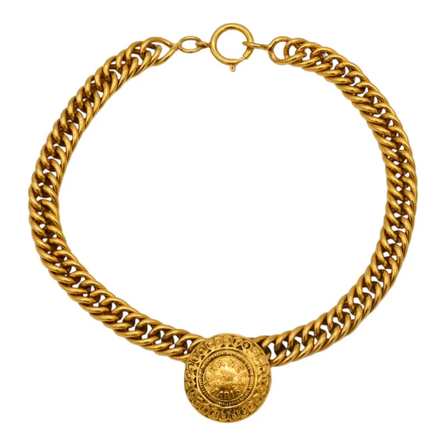 Chanel 31 Rue Cambon Medallion Necklace from Clotheshorse Anonymous