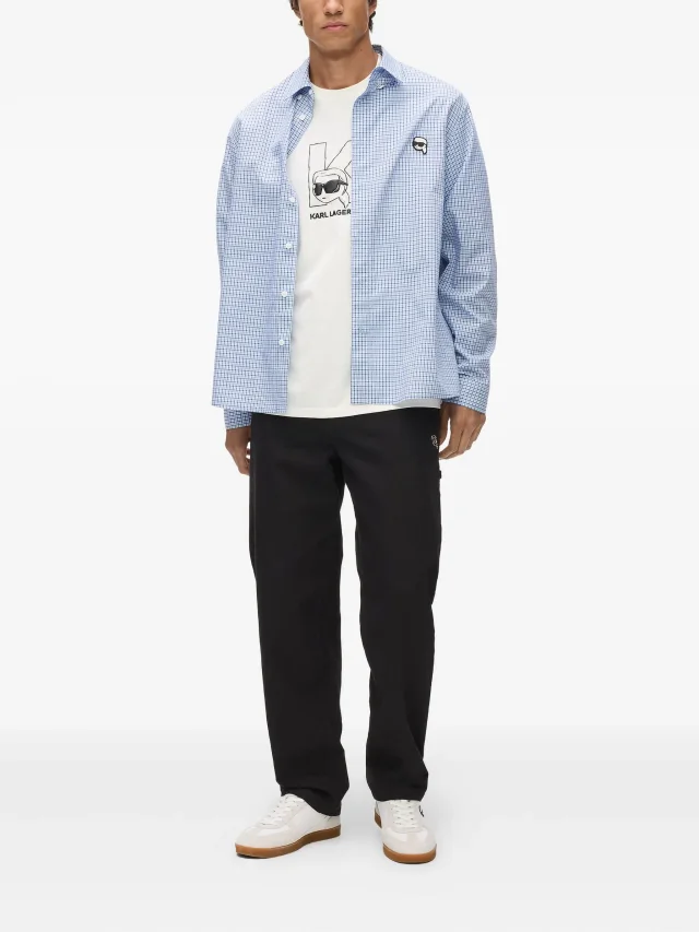 Karl Lagerfeld ikon k-initial T-shirt, photo 2 of 2 from FARFETCH