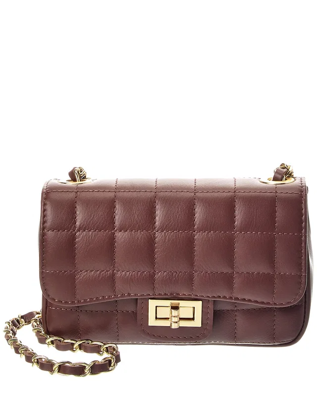 Isabella Rossetti Evelyn Leather Quilted Crossbody, image 1 of 1 from Gilt