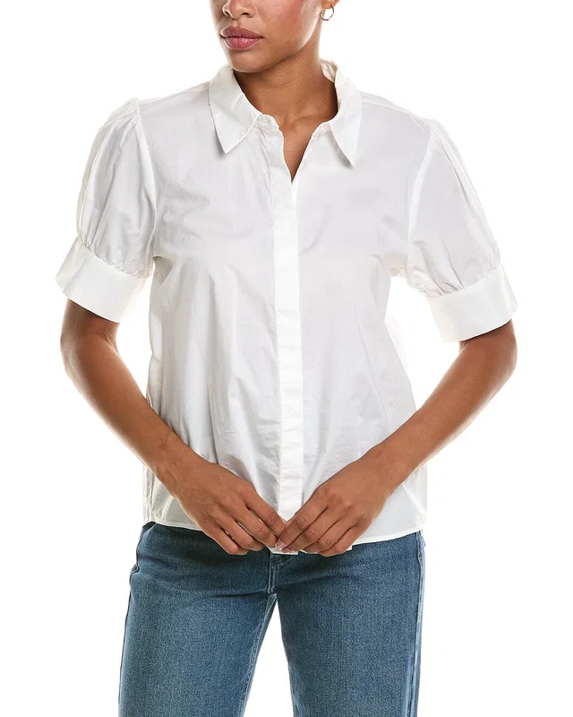 7 For All Mankind Puff Button Shirt, image 1 of 1 from Rue La La