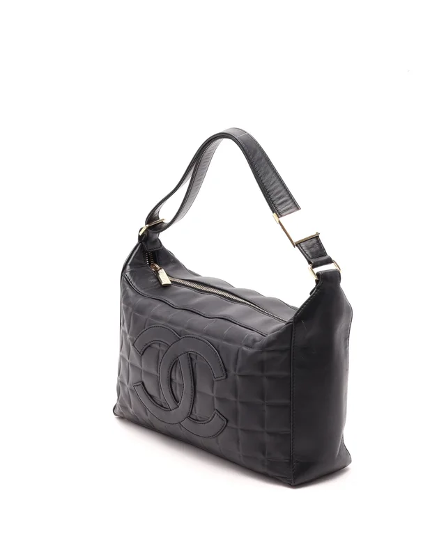 Chanel CC Chocolate Bar Bag in Brown Leather from A Retro Tale, photo 2 of 10