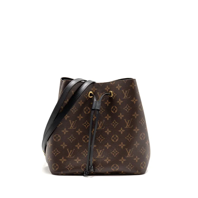 Louis Vuitton Neo Noe Monogram Canvas/Leather Black GHW in Black Coated canvas from EMIER