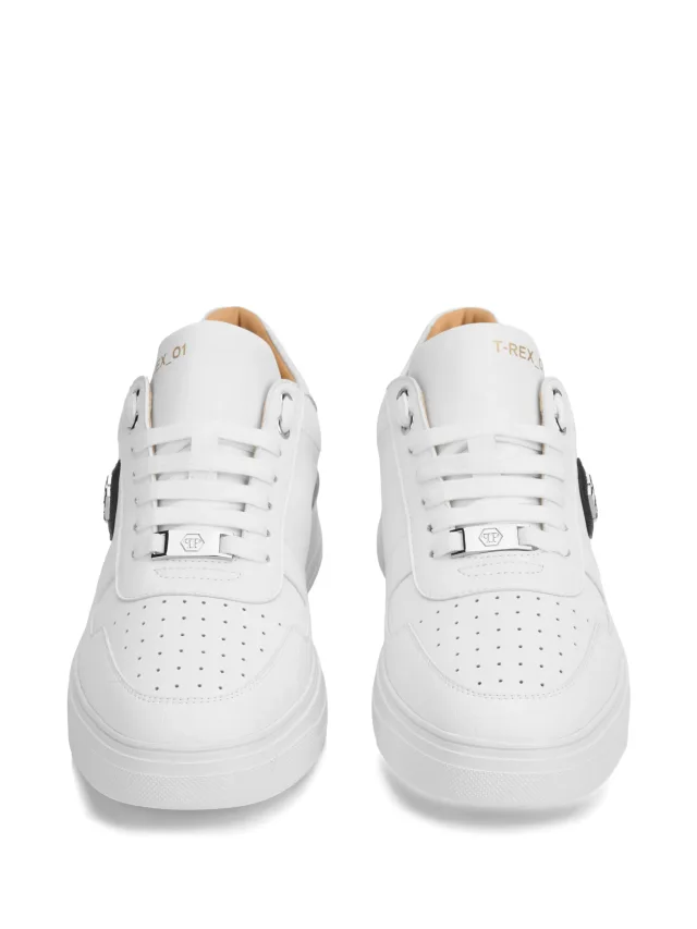 Philipp Plein T-REX 01 logo-plaque sneakers in White, photo 3 of 4 from FARFETCH
