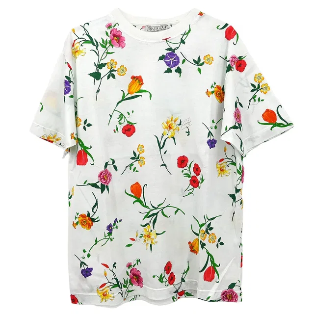 Gucci Short Sleeve Top T-shirt White #L in White from AMORE Vintage Tokyo