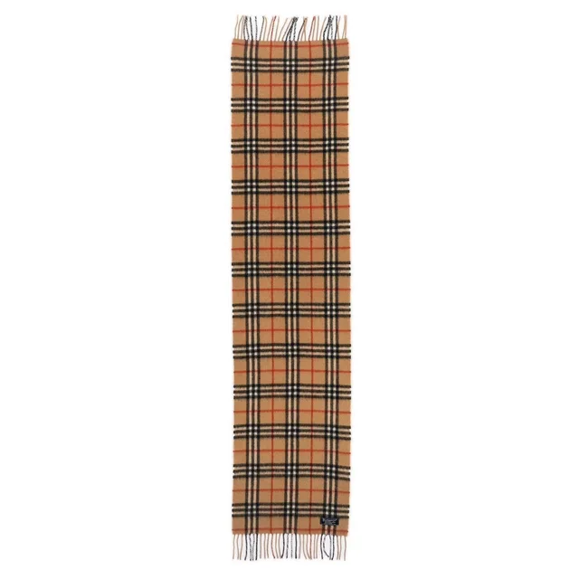 Burberry London Classic Vintage Check Cashmere Wool Scarf in Brown in brown|red Cashmere from Grailed, photo 1 of 1
