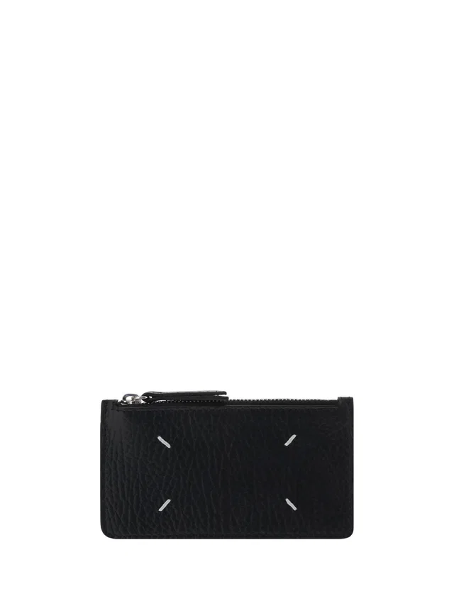 Maison Margiela Card Case — Black Calf Leather Bos Taurus Cases in Black Calfskin from HEWI