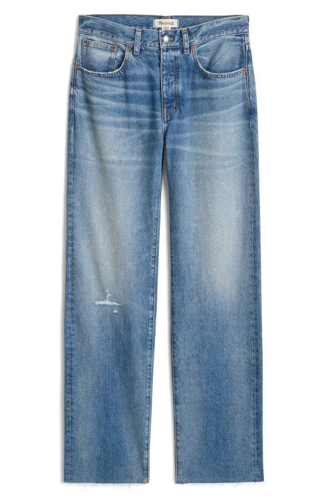Madewell The Dean Airy Easy Straight Leg Jeans, photo 7 of 11 from Nordstrom Rack