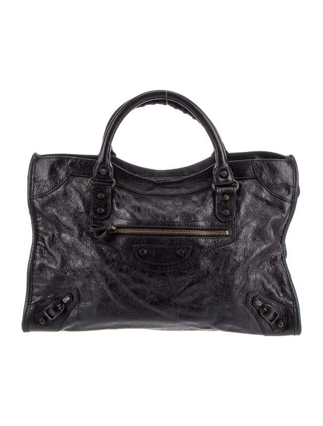 Balenciaga Shoulder Bag Other bag in Black Canvas from The RealReal
