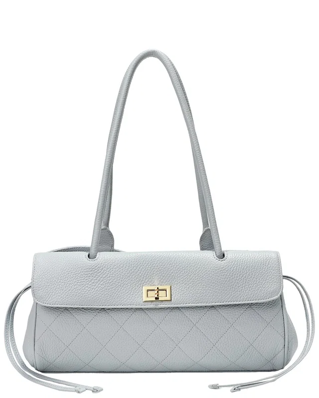 Tiffany & Fred Paris Quilted Sheepskin Leather Shoulder Bag, image 1 of 1 from Rue La La