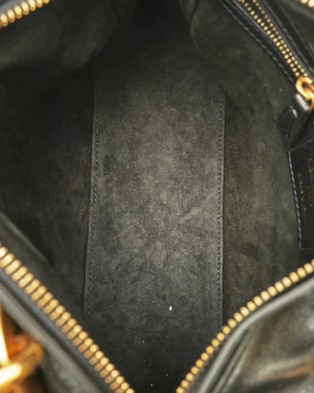 Cannage Studded Medium Lady Dior Bag in Suede from A Retro Tale, photo 6 of 7