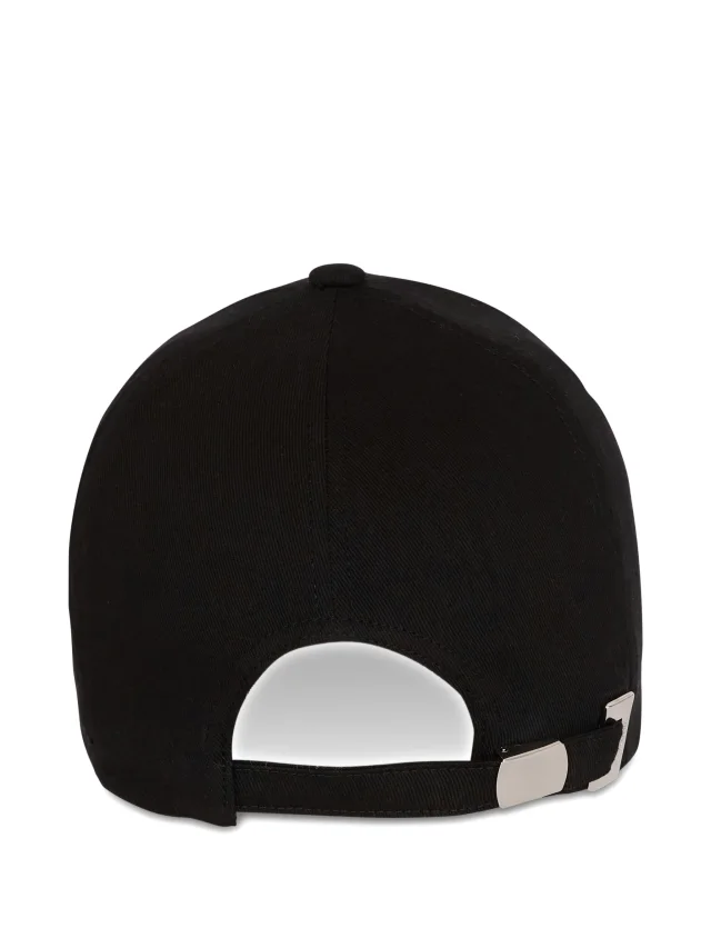 Balmain logo-print cotton cap, photo 2 of 2 from FARFETCH