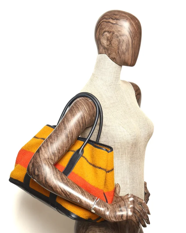 Hermès Rocabar Garden Party 36 Bag in Wool from A Retro Tale, photo 10 of 10