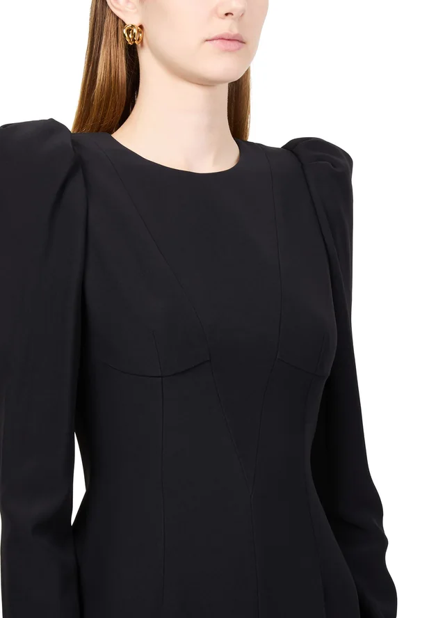 MCQUEEN Day mini dress in Black Acetate, silk, photo 4 of 6 from 24S (US)